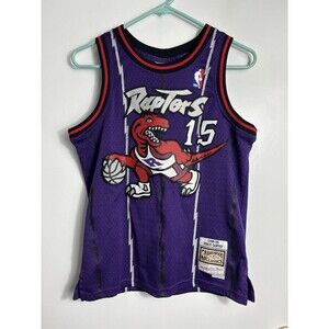 Mitchell & Ness Raptors Vince Carter #15 Hardwood Classics Jersey (Youth Medium)